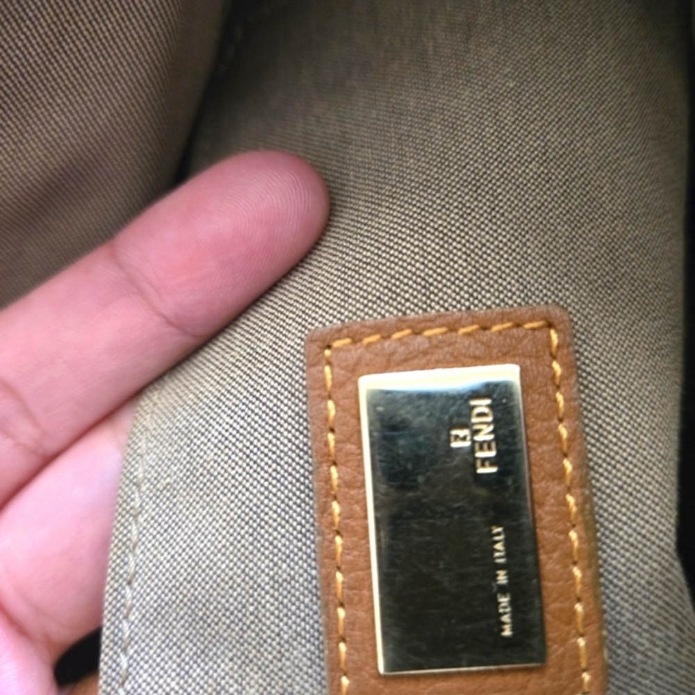 Fendi Brown Monogram Tote - Picture 12 of 13